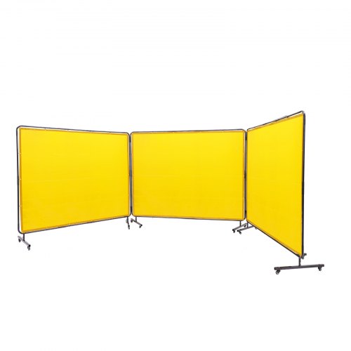 Welding Screen with Frame 6 x 8 3 Panel Welding Curtain Screens