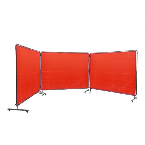 Welding Screen with Frame 6 x 8 3 Panel Welding Curtain Screens