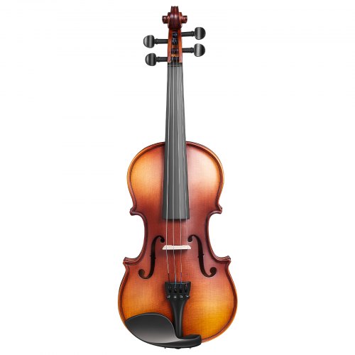 Violin 12 Size for Adults Violin Fiddle Set for Beginners Student with Hard Case
