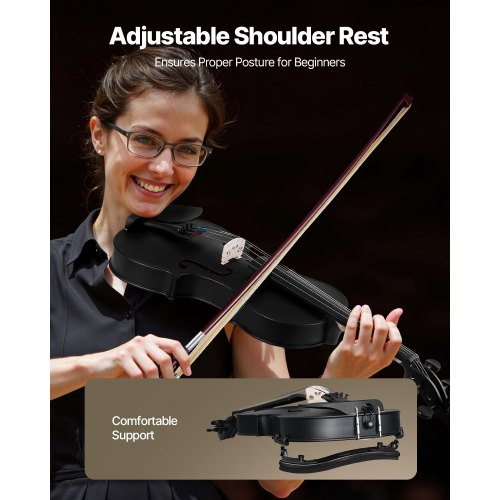 Violin 44 Full Size for Adults Violin Fiddle Set for Beginners Student