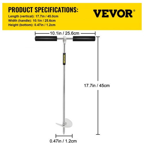 Sand Anchor 18 Length Auger to The Beach and Sandbar 316 Stainless Steel