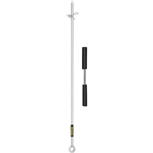 Sand Anchor 36 Length Auger to The Beach and Sandbar 316 Stainless Steel