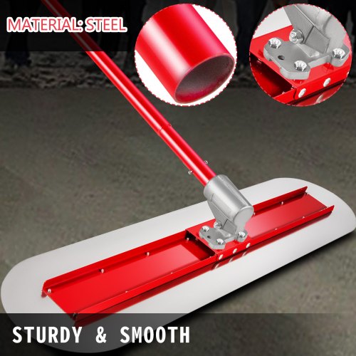 Bull Float Manganese Steel Concrete Float 1200x300mm Concrete Float Tool