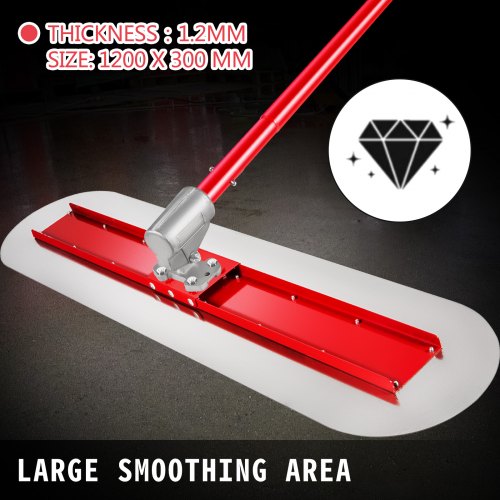 Bull Float Manganese Steel Concrete Float 1200x300mm Concrete Float Tool