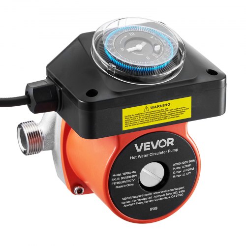 Hot Water Recirculating Pump with Bypass Valve Instant Recirculation Pump