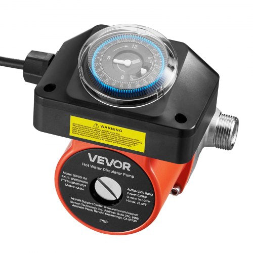 Hot Water Recirculating Pump with Bypass Valve Instant Recirculation Pump