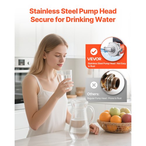 Hot Water Recirculating Pump 10 GPM Instant Circulation Circulator Pump