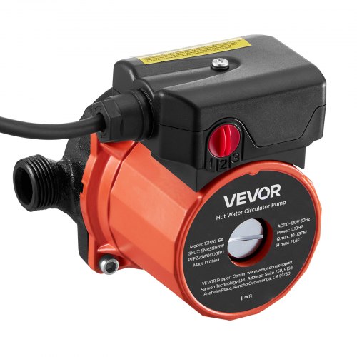 Hot Water Recirculating Pump 10 GPM Instant Circulation Circulator Pump 1
