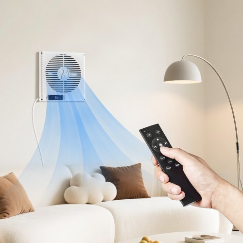 75Inch Room to Room Fan 2in1 305 CFM Through Wall Fan with Remote