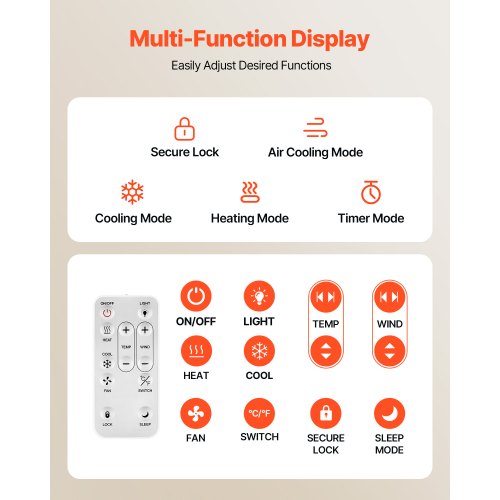 4Inch Room to Room Fan 2in1 300 CFM Through Wall Fan with Remote Control