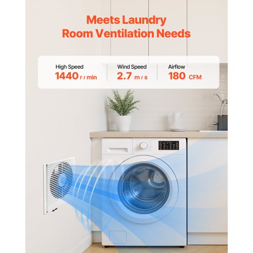 75Inch Room to Room Fan Through Wall Fan with AC Motor Bidirectional