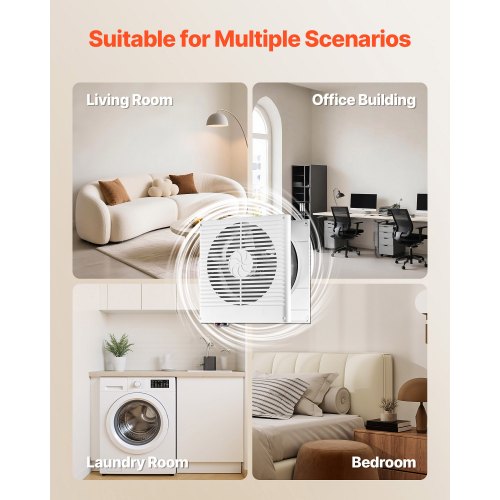 75Inch Room to Room Fan Through Wall Fan with AC Motor Bidirectional