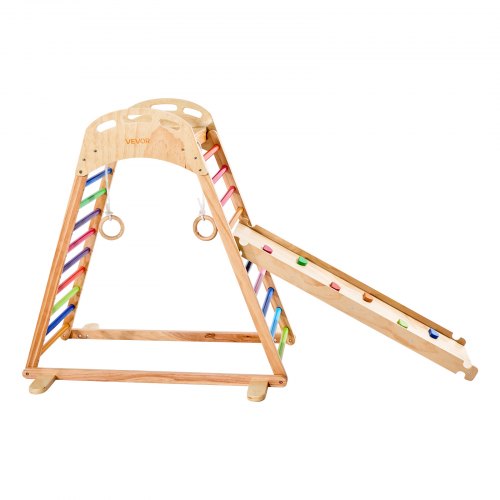 Indoor Playground Jungle Gym 4in1 Wooden Indoor Playground Playset