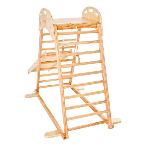 Indoor Playground Jungle Gym 4in1 Wooden Indoor Playground Climbing Toys