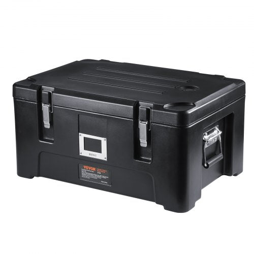 Insulated Food Pan Carrier 36Qt Capacity Stackable Catering Hot Box with 3