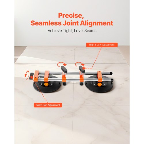 Seamless Seam Setter 2 Packs Granite Seam Setter with 6 in Vacuum Suction