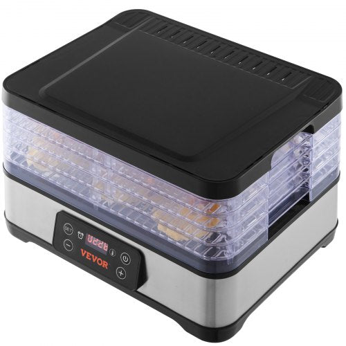 Food Dehydrator Machine 5Tray Fruit Dehydrator 300W Electric Food Dryer