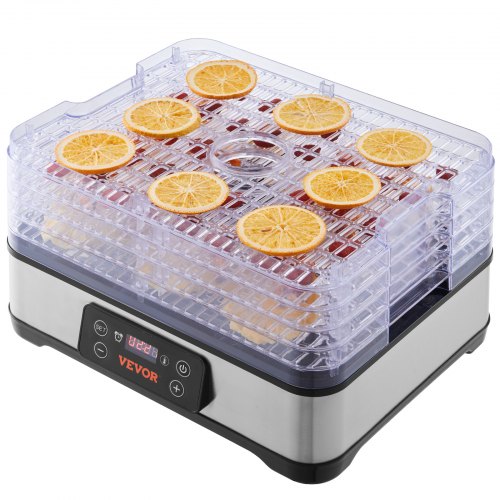 Food Dehydrator Machine 5Tray Fruit Dehydrator 300W Electric Food Dryer