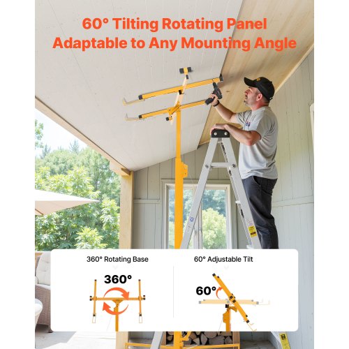 16ft Drywall Lift HeavyDuty 150 lbs Sheetrock Hoist with Adjustable