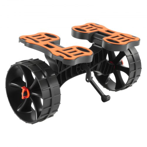 Kayak Cart 300 lbs Load Capacity Foldable Kayak Trolley with 10inch Solid
