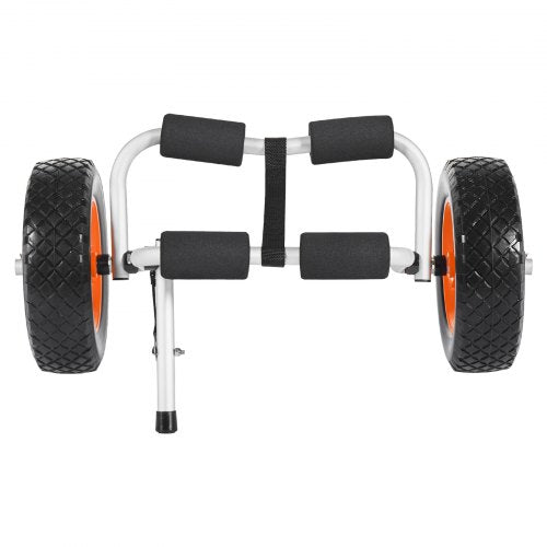 Kayak Cart 200 lbs Load Capacity Foldable Kayak Trolley with 10inch Solid