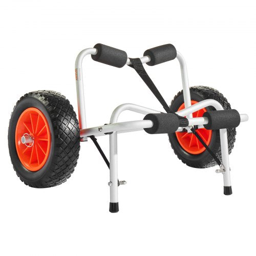 Kayak Cart 250 lbs Load Capacity Foldable Kayak Trolley with 10inch Solid