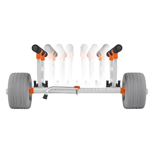 Kayak Cart 350 lbs Load Capacity Kayak Trolley with 12inch Inflatable PU