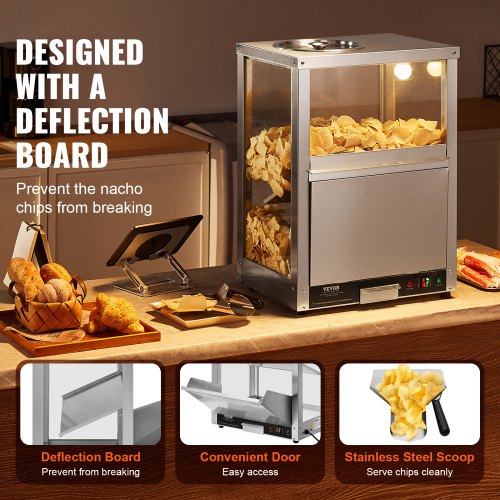 Nacho Chip Warmer 845QT80L for Nacho Chips Popcorn Peanut Potato Chips