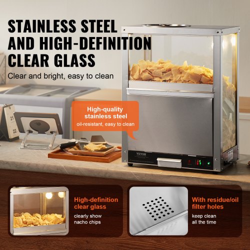 Nacho Chip Warmer 845QT80L for Nacho Chips Popcorn Peanut Potato Chips
