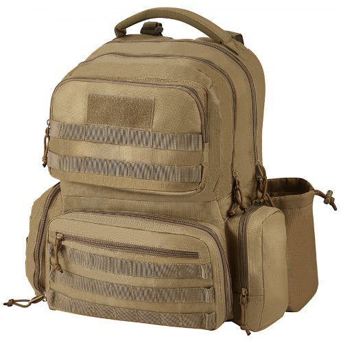 Tactical Range Backpack for 6 Pistols Gun Backpack BrownRange Bag for 6 Pistols