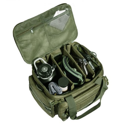 Range Bag for 4 Pistols Tactical Gun Range Bag Single Shoulder Strip Green – 6 L