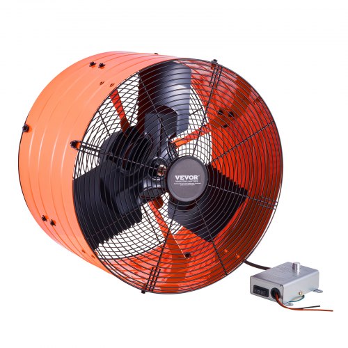 Gable Mount Fan 16 Inch Attic Exhaust Fan with Adjustable Thermostat