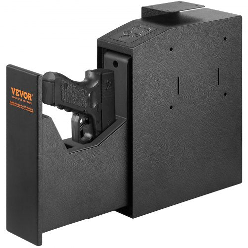 Mounted Gun Safe for Pistols Biometric Gun Safe with Three Quick Access