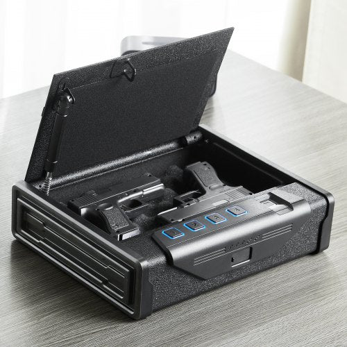 Gun Safe for Pistols Biometric Gun Safe with Three Quick Access Ways