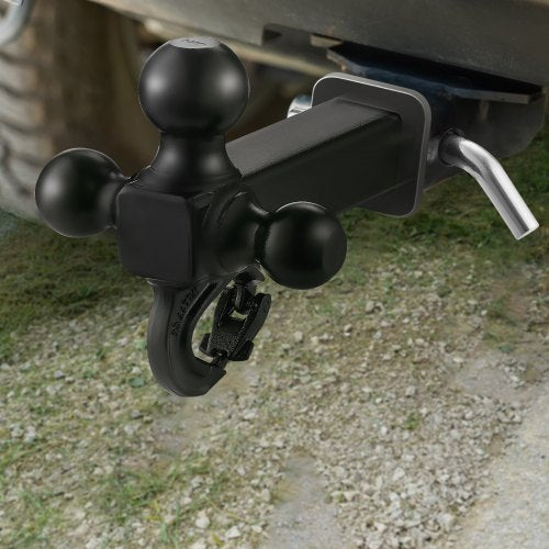 Trailer Hitch TriBall Mount with Hook Pin Trailer Ball Size 178 2