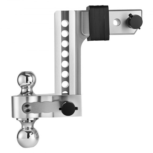 Adjustable Trailer Hitch 8Inch Drop Hitch TriBall Mount for 2.5Inch