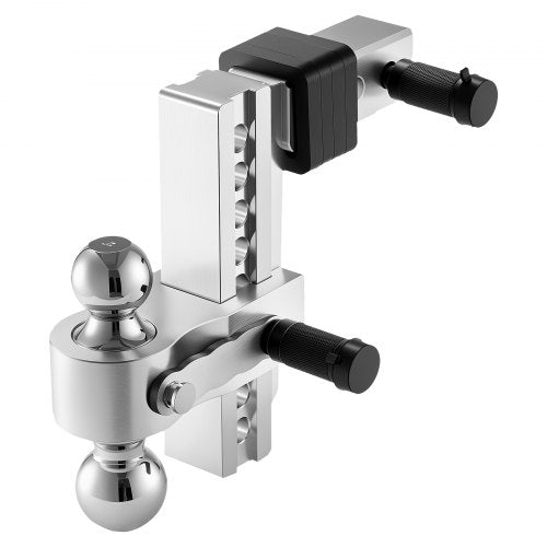 Adjustable Trailer Hitch 8Inch Drop Hitch TriBall Mount for 2Inch Hitch
