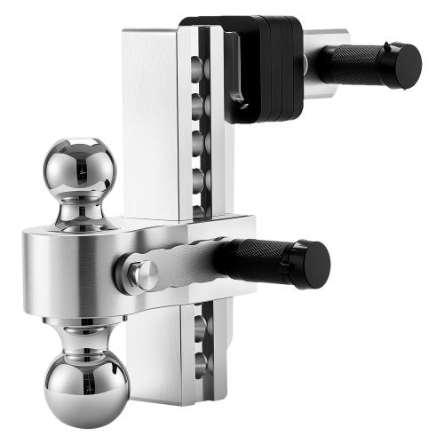 Adjustable Trailer Hitch 8Inch Drop Hitch TriBall Mount for 2Inch Hitch