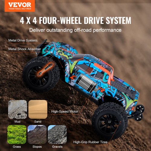 Remote Control Car 114 Scale RC Car for Kids All Terrain 4WD OffRoad
