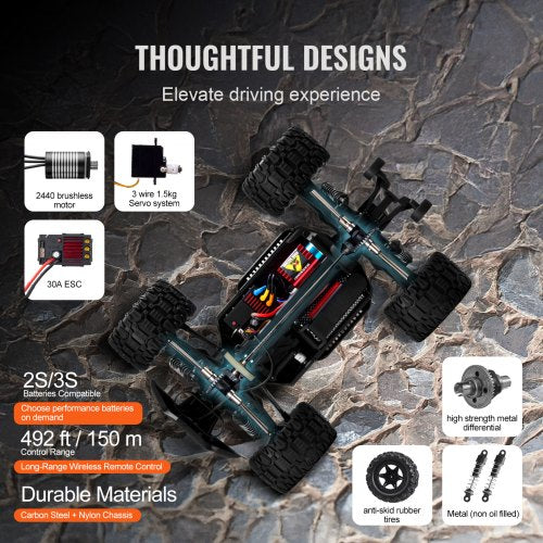 Remote Control Car 114 Scale RC Car for Kids All Terrain 4WD OffRoad