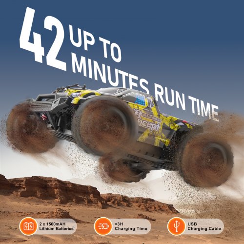 Remote Control Car 118 Scale RC Car for Kids All Terrain 4WD OffRoad