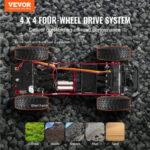 Remote Control Car 124 Scale RC Car for Kids All Terrain 4WD OffRoad