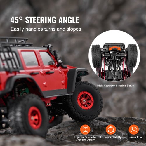 Remote Control Car 124 Scale RC Car for Kids All Terrain 4WD OffRoad