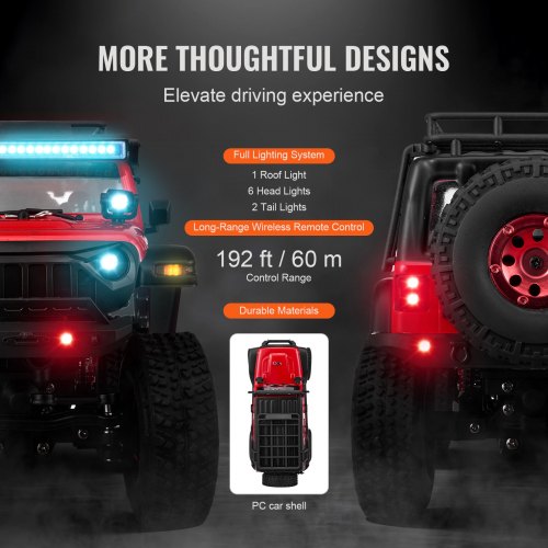 Remote Control Car 124 Scale RC Car for Kids All Terrain 4WD OffRoad