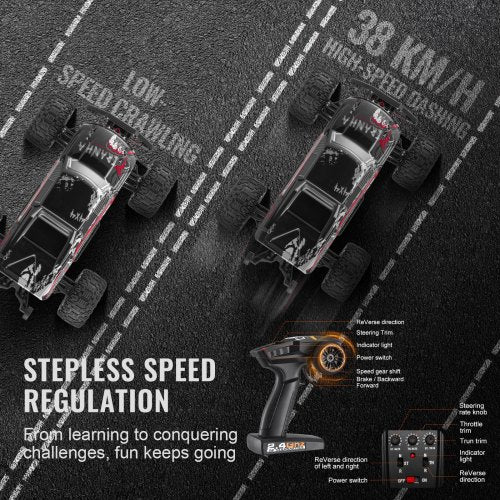 Remote Control Car 110 Scale RC Car for Kids All Terrain 4WD OffRoad