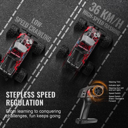 Remote Control Car 118 Scale RC Car for Kids All Terrain 4WD OffRoad
