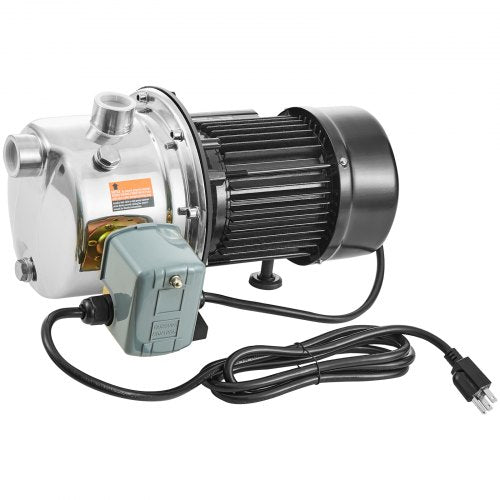 34HP SUS304 Stainless Steel Shallow Well Jet Pump 115 Volt 185 GPM 131