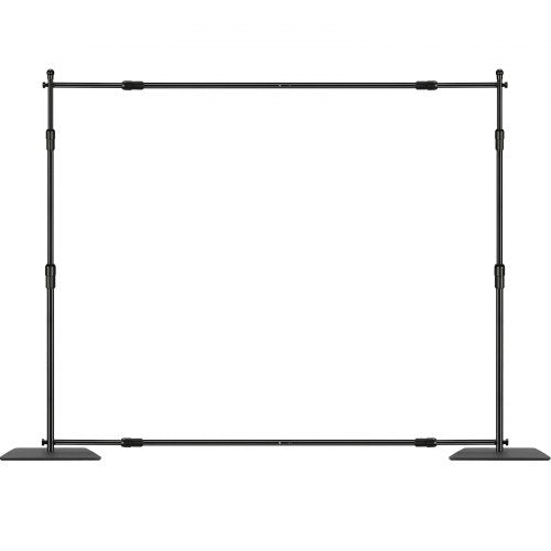 10ft x 10ft Pipe and Drape Kit Heavy Duty Backdrop Stand with Carbon Steel