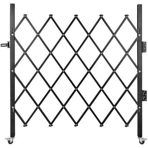Single Folding Security Gate 48 H x 66 W Folding Door Gate Steel