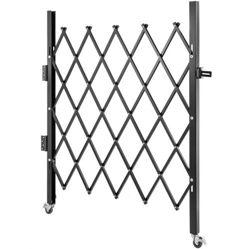Single Folding Security Gate 48 H x 66 W Folding Door Gate Steel